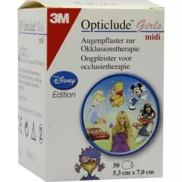 OPTICLUDE 3M Disney girls midi 2538MDPG-50, 50 vnt