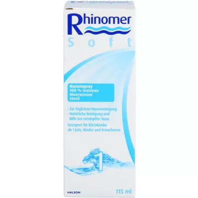 RHINOMER 1 minkštas tirpalas, 115 ml