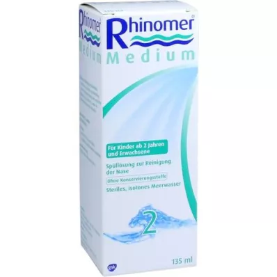 RHINOMER 2 vidutinis tirpalas, 135 ml RHINOMER 2 vidutinis tirpalas, 135 ml