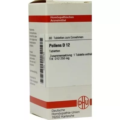 POLLENS D 12 tablečių, 80 vnt POLLENS D 12 tablečių, 80 vnt