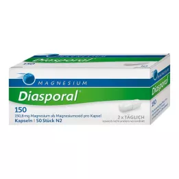 MAGNESIUM DIASPORAL 150 kapsulių, 50 vnt