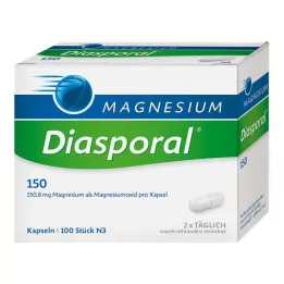 MAGNESIUM DIASPORAL 150 kapsulių, 100 vnt