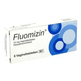 FLUOMIZIN 10 mg makšties tabletės, 6 vnt