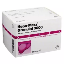 HEPA MERZ Granulės 3000 maišelių, 50 vnt