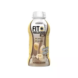 FIT+FEELGOOD Dietinis kokteilis, paruoštas naudoti, šokoladas-bananas, 312 ml