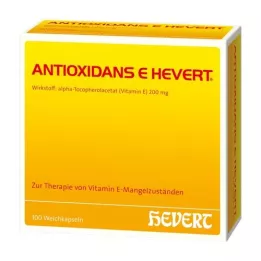 ANTIOXIDANS E Hevert minkštos kapsulės, 100 vnt
