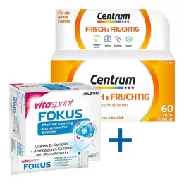 CENTRUM šviežios &amp; vaisinės pastilės, 60 vnt