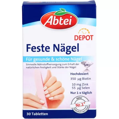 ABTEI Stiprių nagų tabletės, 30 vnt ABTEI Stiprių nagų tabletės, 30 vnt