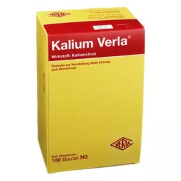KALIUM VERLA Granulių maišelis, 100 vnt
