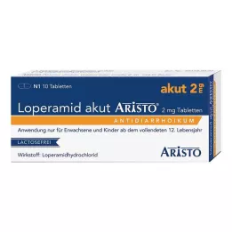 LOPERAMID akut Aristo 2 mg tabletės, 10 vnt