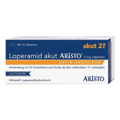 LOPERAMID akut Aristo 2 mg tabletės, 10 vnt