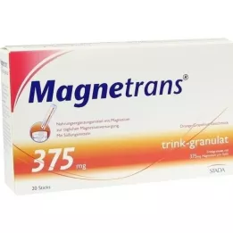 MAGNETRANS gėrimas 375 mg granulės, 20 vnt