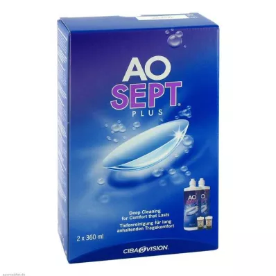 AOSEPT plius tirpalas, 2X360 ml AOSEPT plius tirpalas, 2X360 ml