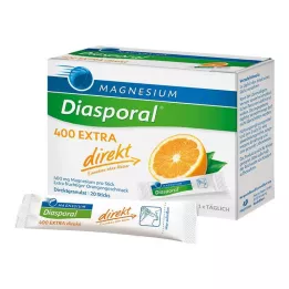 MAGNESIUM DIASPORAL 400 Extra Direct granulės, 20 vnt