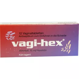 VAGI HEX Makšties tabletės, 12 vnt