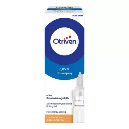 OTRIVEN 0,05% dozuojamas purškalas be konservantų, 10 ml