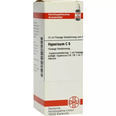 HYPERICUM C 6 praskiedimas, 20 ml