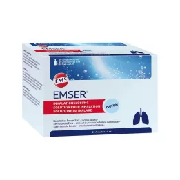 EMSER Inhaliacinis tirpalas, 20 vnt