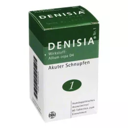 DENISIA 1 peršalimo tabletė, 80 vnt
