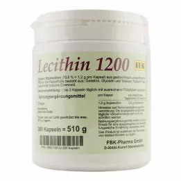 LECITHIN 1200 kapsulių, 300 vnt