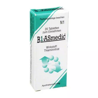 B1 ASMEDIC tabletės, 20 vnt B1 ASMEDIC tabletės, 20 vnt