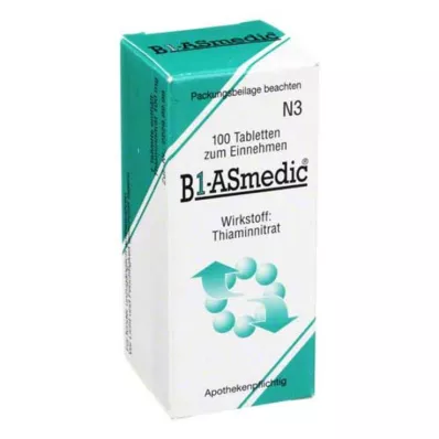 B1 ASMEDIC tabletės, 100 vnt B1 ASMEDIC tabletės, 100 vnt