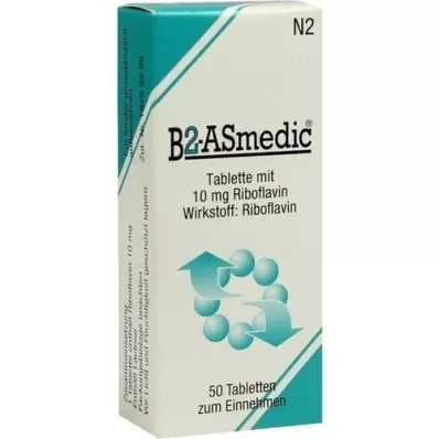 B2 ASmedic tabletės, 50 vnt B2 ASmedic tabletės, 50 vnt