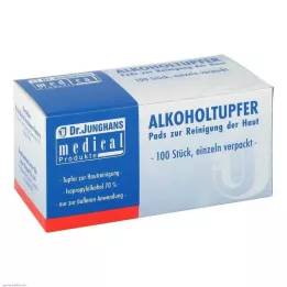 ALKOHOLTUPFER 3x6 cm sterilus, 100 vnt
