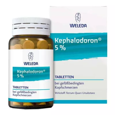 KEPHALODORON 5% tabletės, 100 vnt