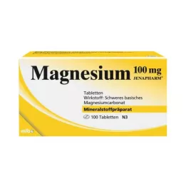 MAGNESIUM 100 mg Jenafarm tabletės, 50 vnt