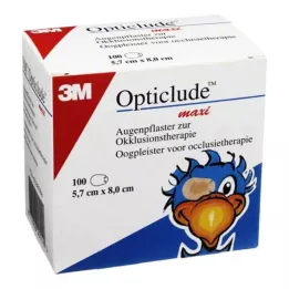 OPTICLUDE 3M maxi 5,7x8 cm 1539/100, 100 vnt