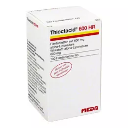 THIOCTACID 600 HR plėvele dengtų tablečių, 100 vnt