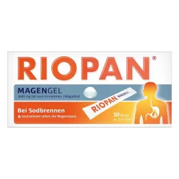 RIOPAN Skrandžio gelio lazdelė, 10X10 ml