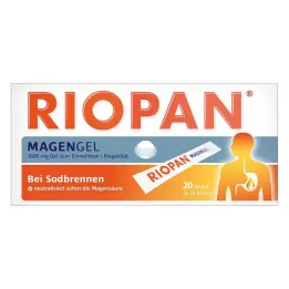 RIOPAN Skrandžio gelio lazdelė, 20X10 ml