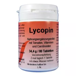 LYCOPIN Tabletės, 80 vnt