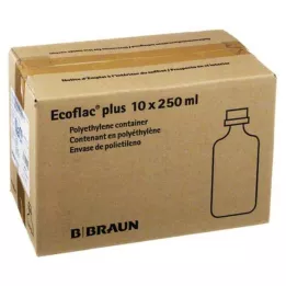 ISOTONE Druskos tirpalas 0,9 % Braun Ecoflac Plus, 10X250 ml