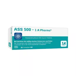 ASS 500-1A Pharma tabletės, 30 vnt