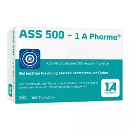 ASS 500-1A Pharma tabletės, 100 vnt