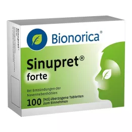 SINUPRET forte dengtos tabletės, 100 vnt