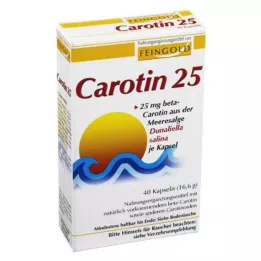 CAROTIN 25 Feingold kapsulės, 40 vnt