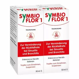 SYMBIOFLOR 1 suspensija, 2X50 ml
