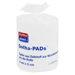 GOTHA PADS Celiuliozės tamponai 4x5 cm, 1000 vnt