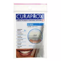CURAPROX LS 631 Tarpdančių šepetėlis ex./ypač smulkus, 8 vnt