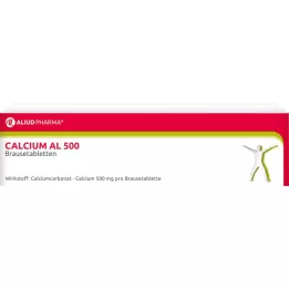 CALCIUM AL 500 šnypščiųjų tablečių, 40 vnt