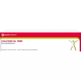 CALCIUM AL 1000 šnypščiųjų tablečių, 20 vnt