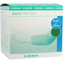 ASKINA Lipnioji tvarstis spalva 8 cmx20 m žalia, 1 vnt