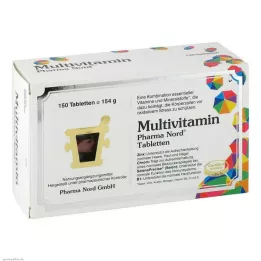 MULTIVITAMIN PHARMA Nord tabletės, 150 vnt