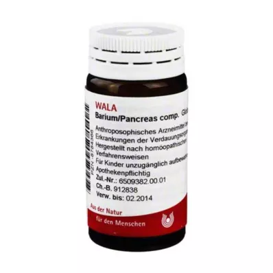 BARIUM/PANCREAS komp.Globuli, 20 g BARIUM/PANCREAS komp.Globuli, 20 g