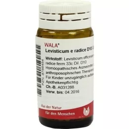 LEVISTICUM E radice D 10 rutuliukų, 20 g