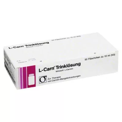 L-CARN Geriamasis tirpalas, 50X10 ml L-CARN Geriamasis tirpalas, 50X10 ml